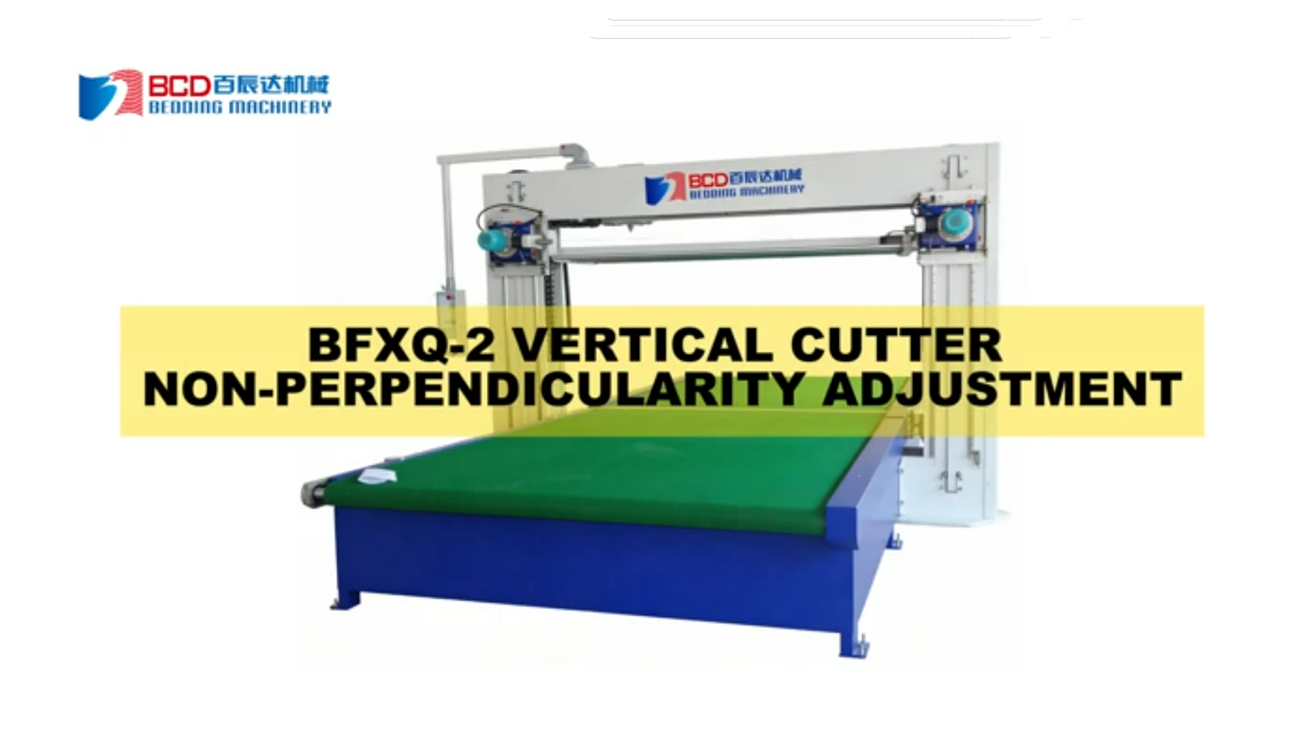 BFXQ-2 Vertical Cutternon-Perpendicularity Adjustment