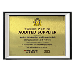  SGS Audited Supplier Certificate 