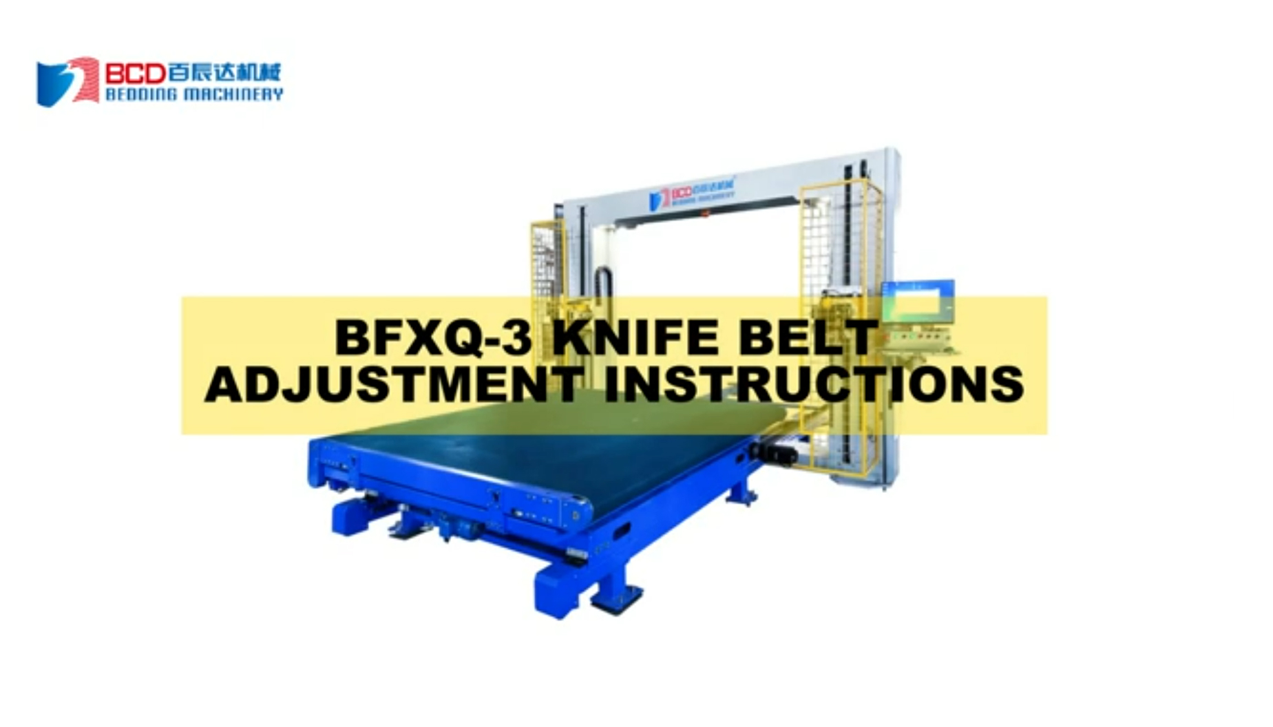 BFXQ-3 Knite Belt Adjustment Instructions