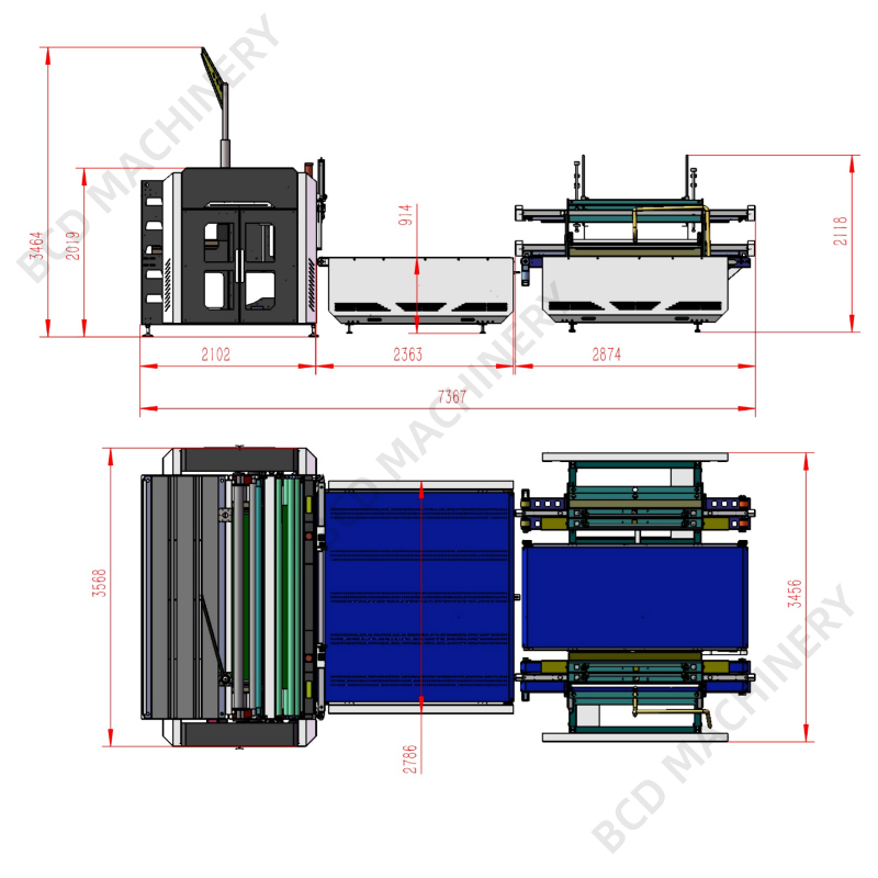 BZDB Mattress Plastic Packing Machine