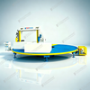 BYPQ Carrousel Disc Foam Cutting Machine