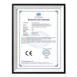  TST CE Declaration – CNC Foam Cutter 